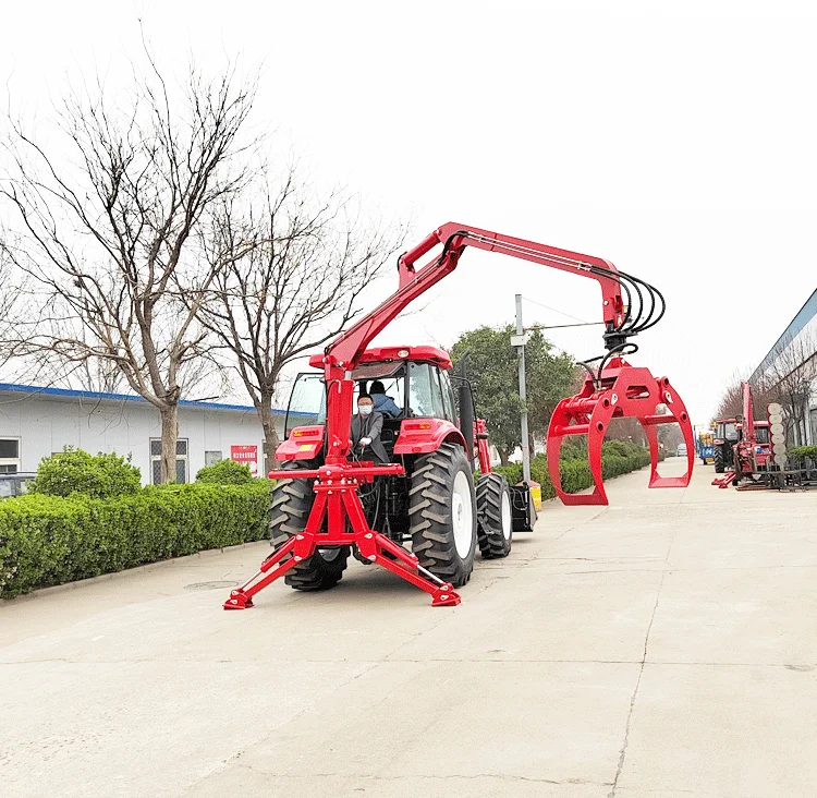 2025年林業機械!! ログクレーン販売中/木材グラブ