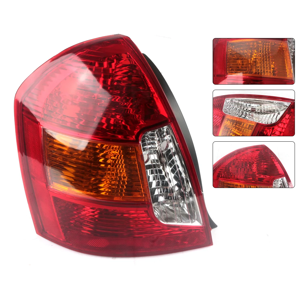 Left/Right Side Red Tail Lamp For Hyundai Accent 2006 2007 2008 2009 2010 2011 Rear Tail Light Brake Lamp with Wire Harne