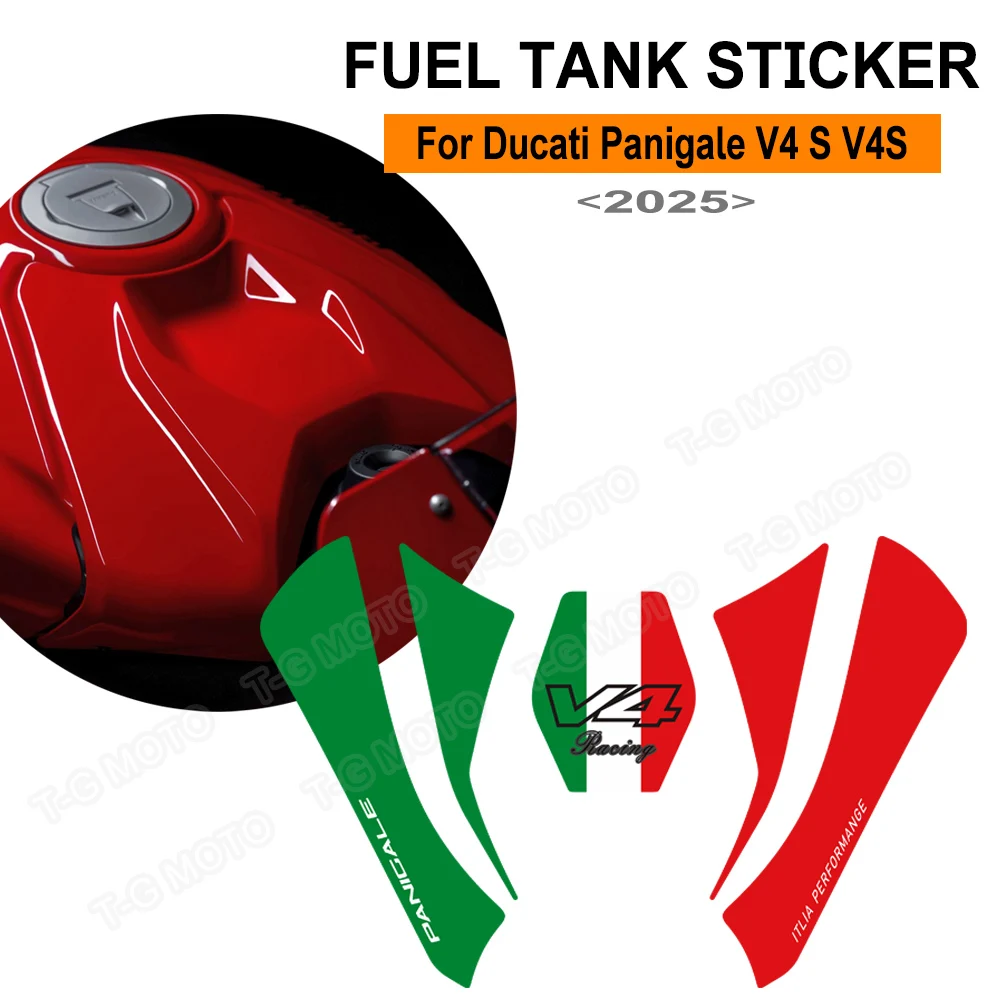 

2025 Motorcycle Stickers For Ducati Panigale V4 S V4S Tank Rear Behind Front Fairing Fender Wind Deflector Protector Decals