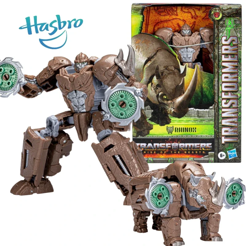 

In Stock Hasbro Transformers Movie 7 Rise of The Beasts Voyager Rhinox Action Figures Model Toy Collection Hobby Gift