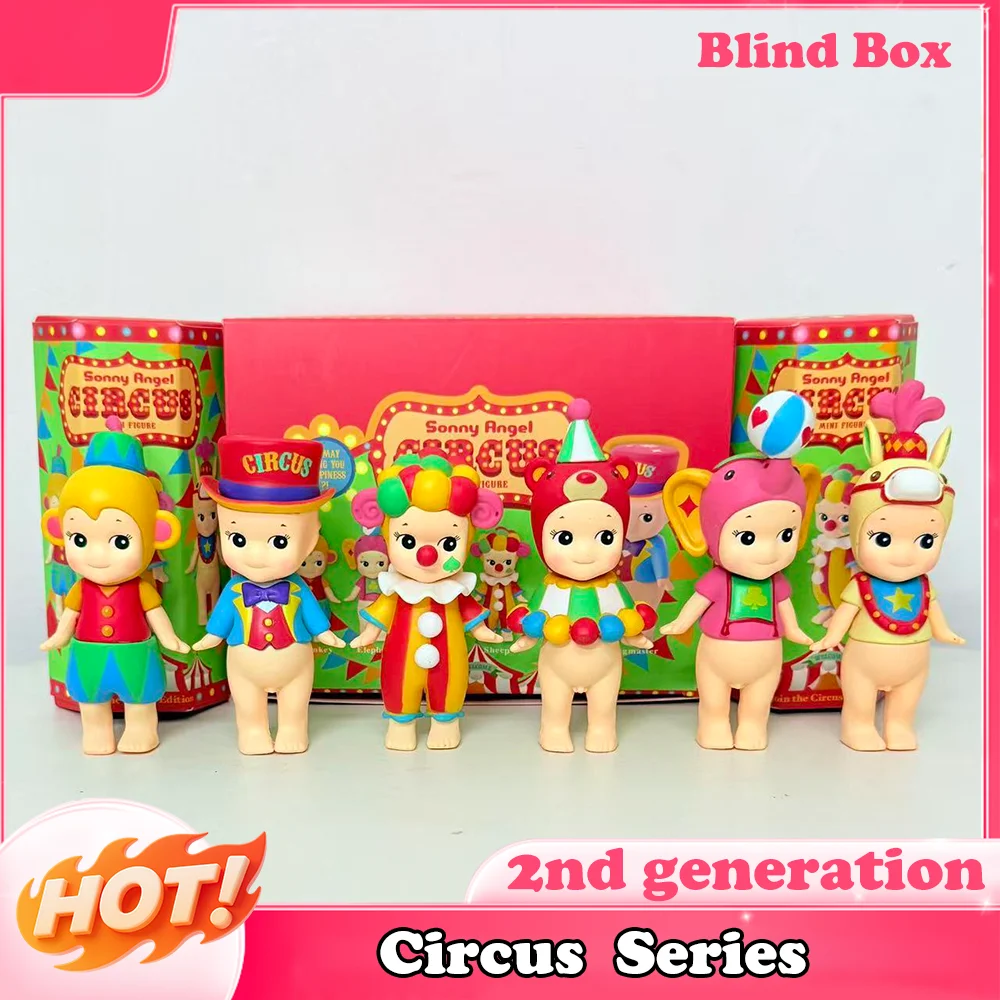 

Высокое качество, новая мини-фигурка Сонни Ангела, цирковая серия, слепая коробка второго поколения, аниме, декоративный детский подарок-сюрприз
