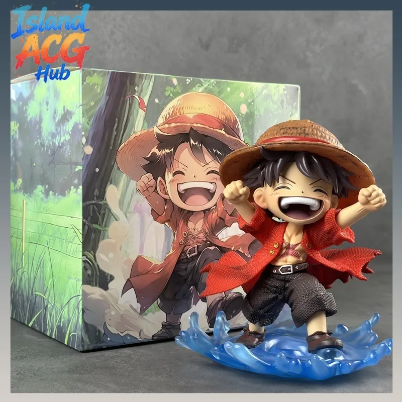 

Горячая новинка: Аниме-фигурка Monkey D. Luffy (One Piece) «Смеющийся» (GK), статуэтка из ПВХ на водной основе, настольное украшение для коллекционеров