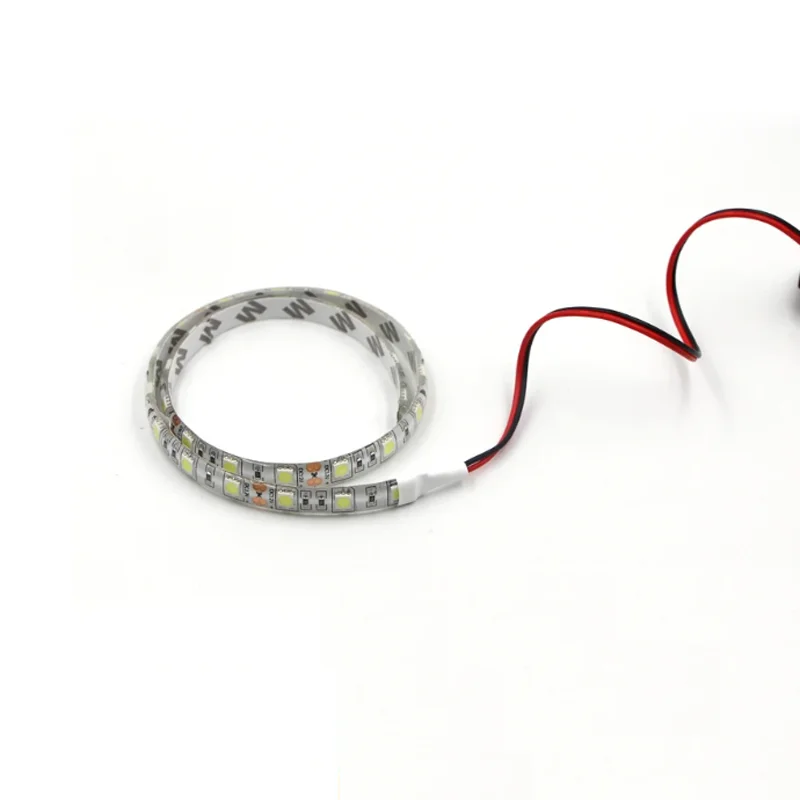 10pcs 12v 24v 20cm 30cm 50cm 1m 5050 LED Strip Flexible Soft Tape Ribbon Car Truck Light 10cm 30cm 50cm Wire IP20 IP65 Red Green