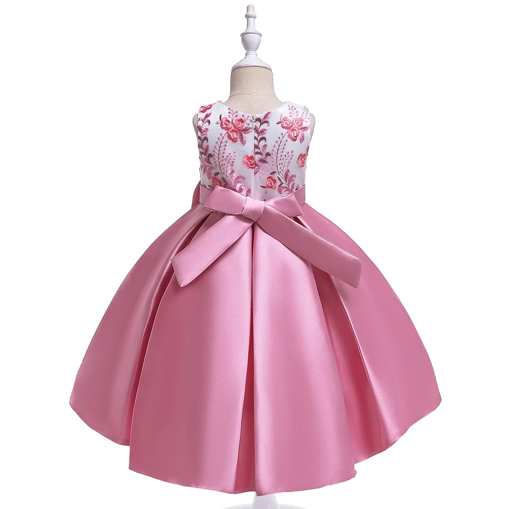 2026 Summer Flower Girls Dress Princess Wedding Party Dresses Children Kids Prom Gown Vestidos Baby Christmas Children Clothing