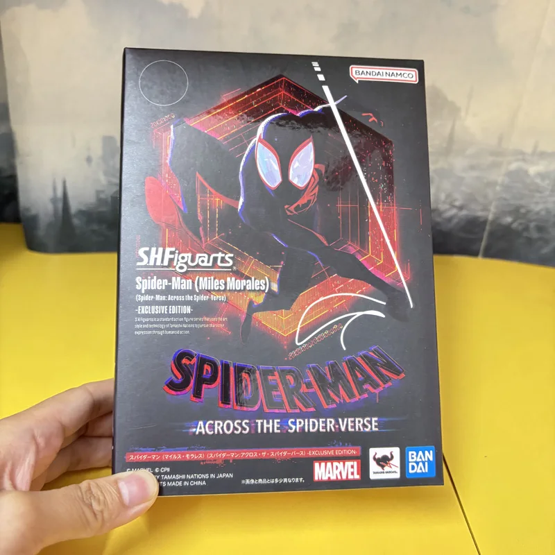 Shf Spiderman Spider Gwen Stacy Miles Morales Action Figure Spider-Man Gwen Spider Anime Model S.H.Figuarts Collection Toys Gift
