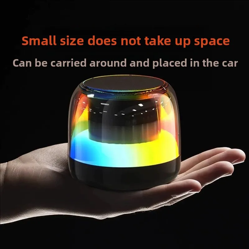 

Уличный портативный Bluetooth-динамик, беспроводной мини-красочный светильник, крутая серия для езды на велосипеде на открытом воздухе с тяжелыми басами