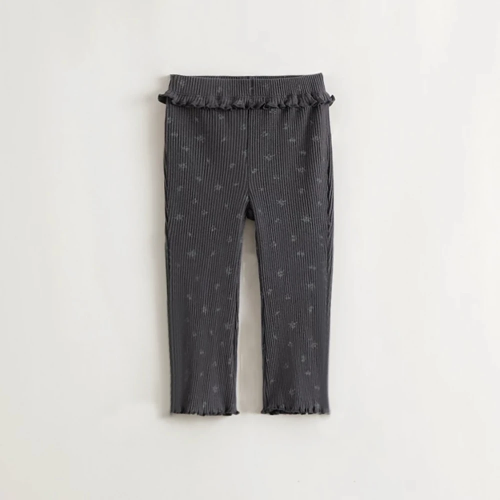 2 قطع الكرتون طفلة الملابس القطنية المطبوعة طويلة الأكمام أعلى + بانت الاطفال فتاة الملابس دعوى