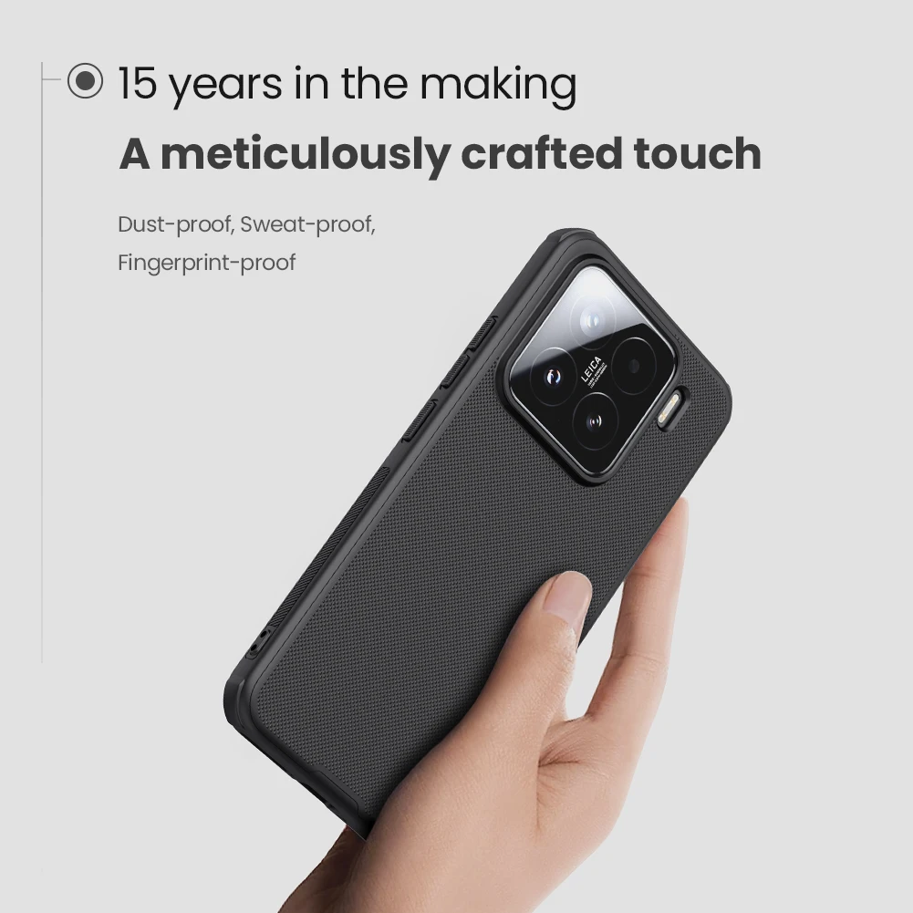 Nillkin dla Xiaomi 15/15 Pro Case Super Frosted Shield Pro Soft TPU Frame Hard PC Shell Shockproof Back Cover dla Xiaomi Mi 15 — zdjęcie produktu 2