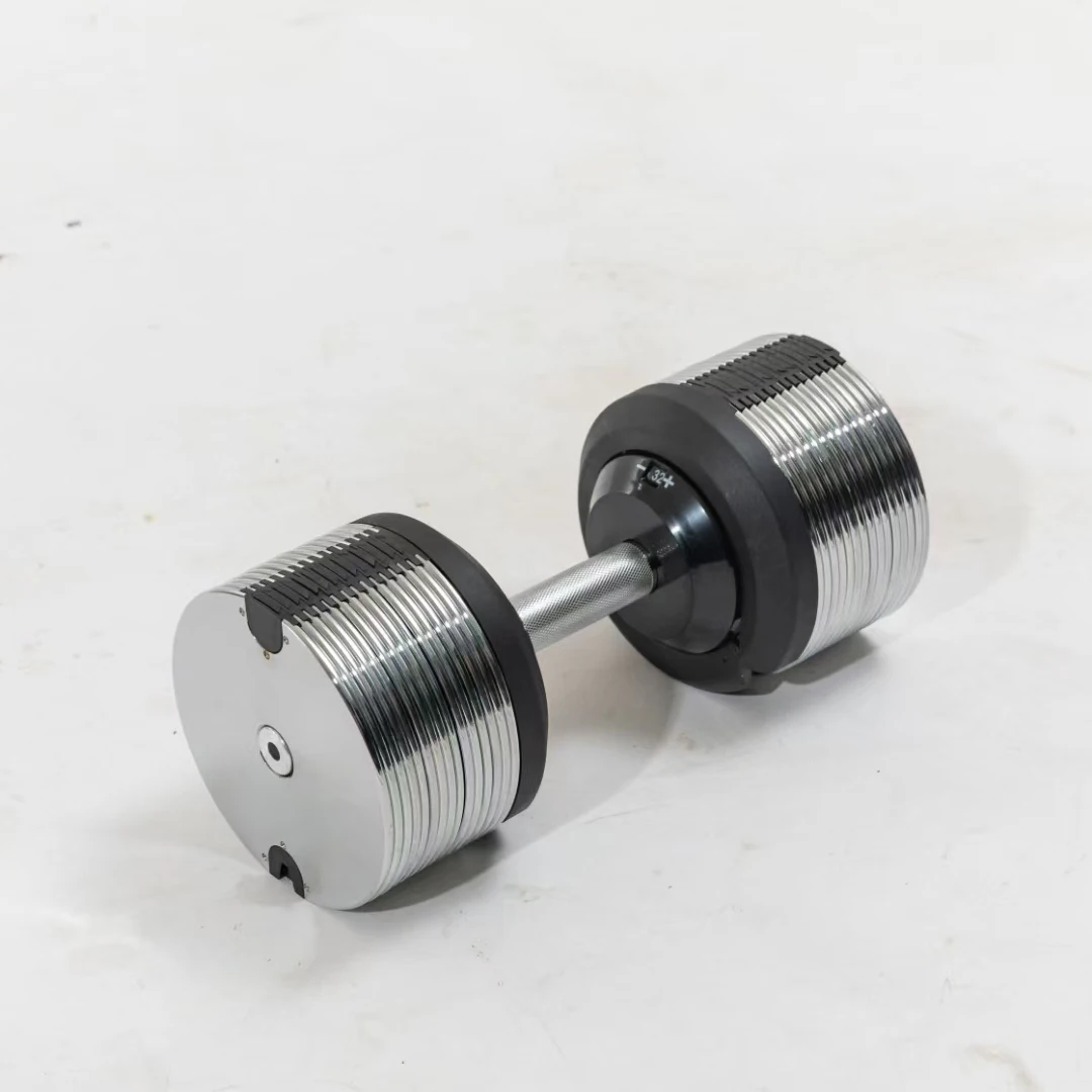 

New 2nd generation dumbbells 2kg incremental electroplating dumbbells adjustable set 1 second quick adjustment dumbbells set