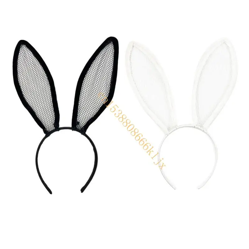 أذني الأرنب عقال عيد الفصح أذني أرنب لطيف إكسسوارات زي تأثيري