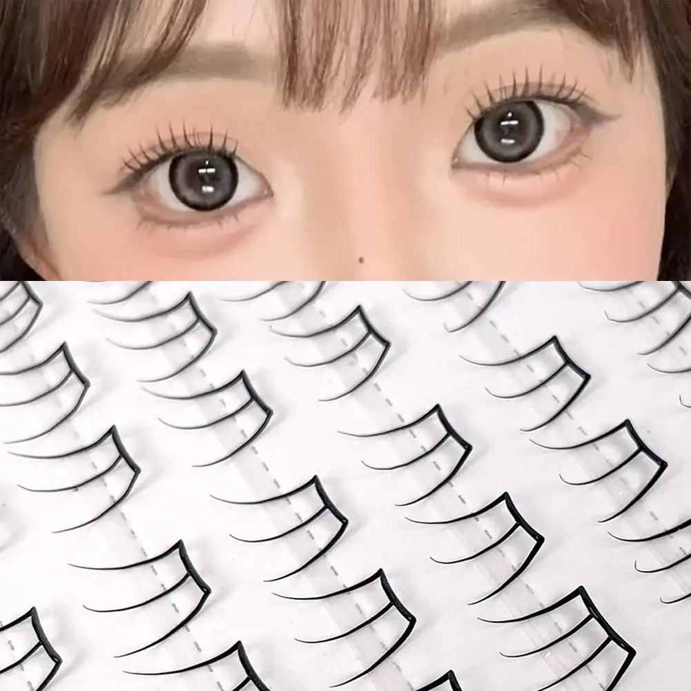 Glue Free Korean Style False Eyelashes Natural Reusable Soft Cluster Lashes DIY Individual Eyelash Extension Makeup Tool