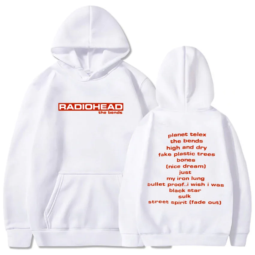 

Radihead The Bends Hoodies Winter Long Sleeve Hooded Sweatshirts Sudaderas Con Capucha Hip Hop Streetwear Women Clothing Female