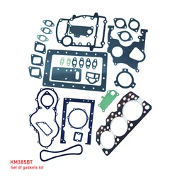LL380T LL380-01002 / KM385T / KM385BT / KM390BT , Gaskets kit including cylinder head gasket