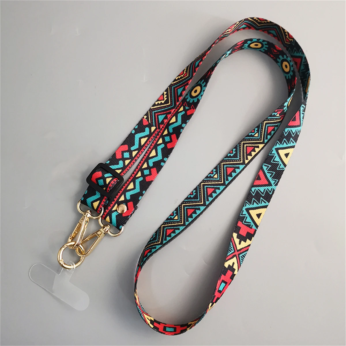 الهاتف المحمول كليب Antilost الرجعية نمط حزام Crossbody الأشرطة الطويلة تعديل طول معلقة العالمي الرقبة الحبل للهاتف #6