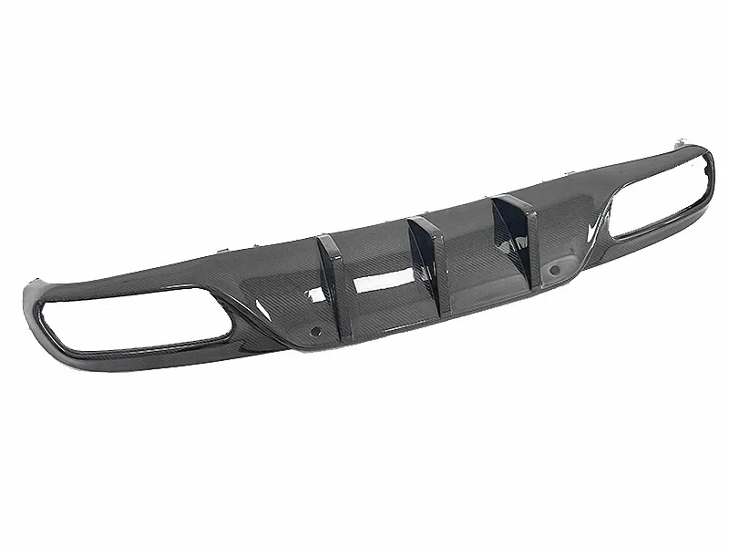 

For Mercedes Benz C63 W205 Coupe MC style Carbon Fiber Rear Bumper Big Fin Diffuser Spoiler