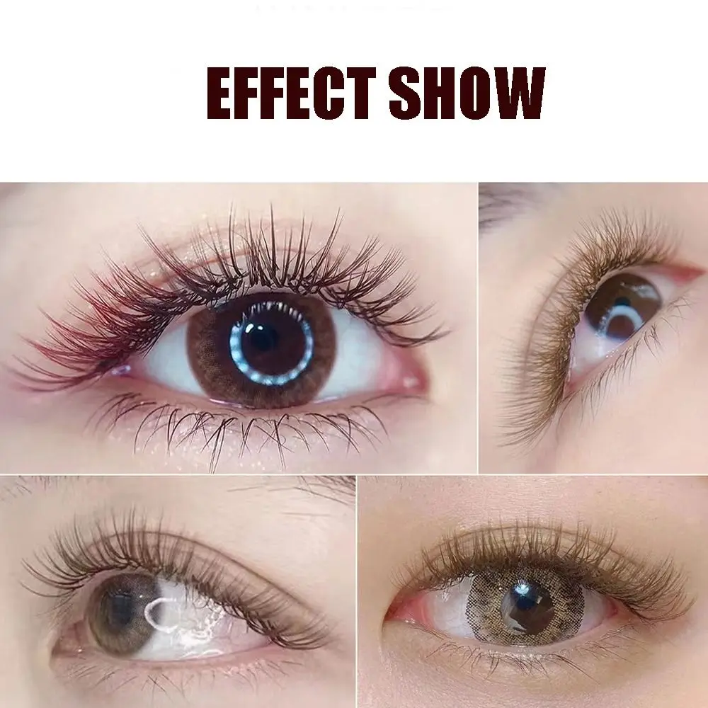個々のキャラメルカラーのつけまつげ,ミンクカラー,ブラウン,ティールモカ,メイクアップツール