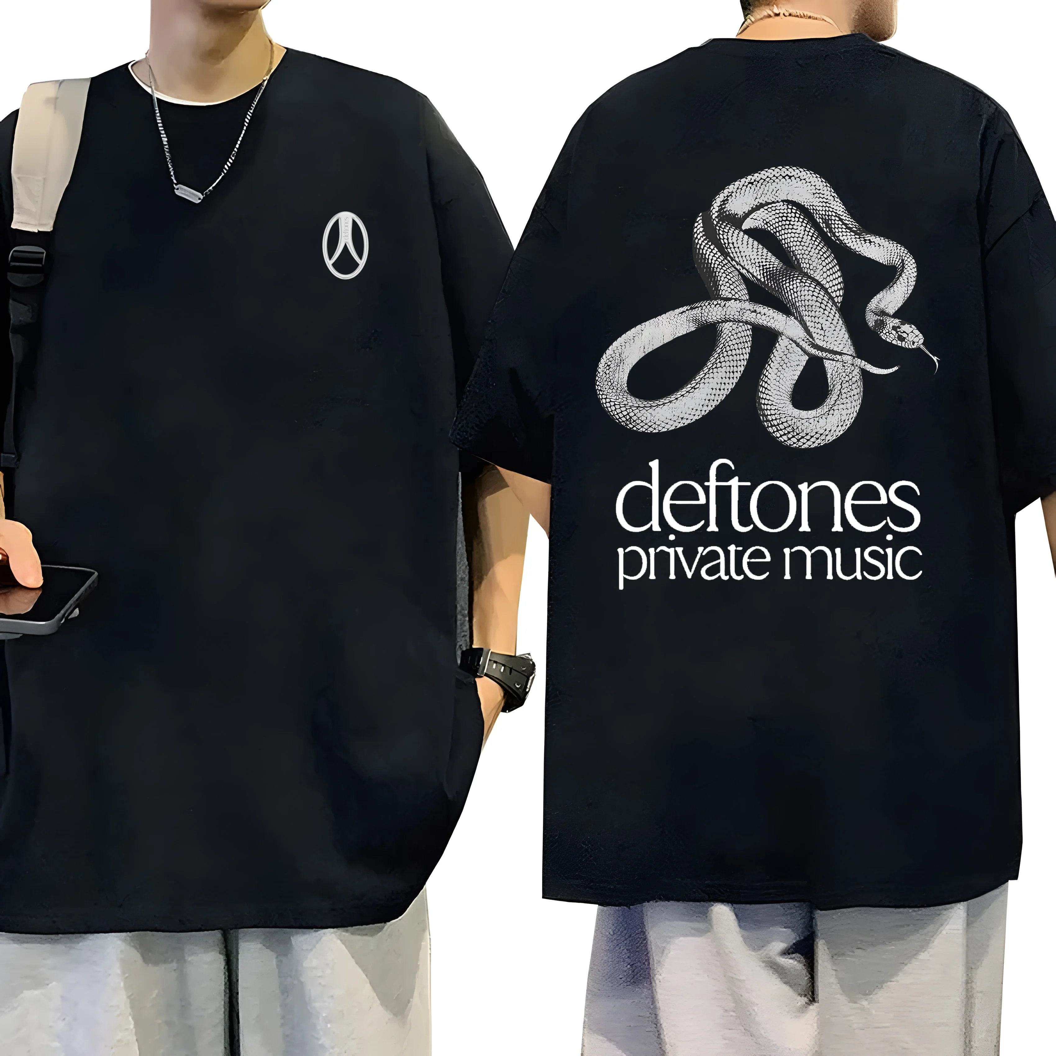 

Deftones Private Music T Shirt Rock Music Band Tees Summer Metal Crewneck Breathable Short Sleeve Unisex Fashion T-Shirt Cotton