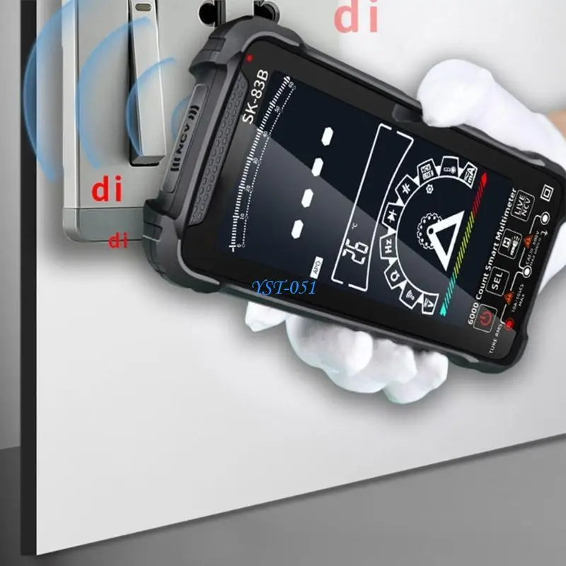 

E15A Compact Multimeter Portable Multimeter Device Easy to Carry for Electronic Hobbyists & Professional Engineers Alike