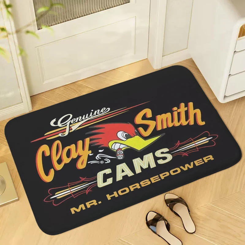 

Carpet Entrance of House Mr.Hoesepower Clay Smith Cams Porch Kitchen Floor Mats Non-slip Bedroom Rug Slip-resistant Bathmat Home