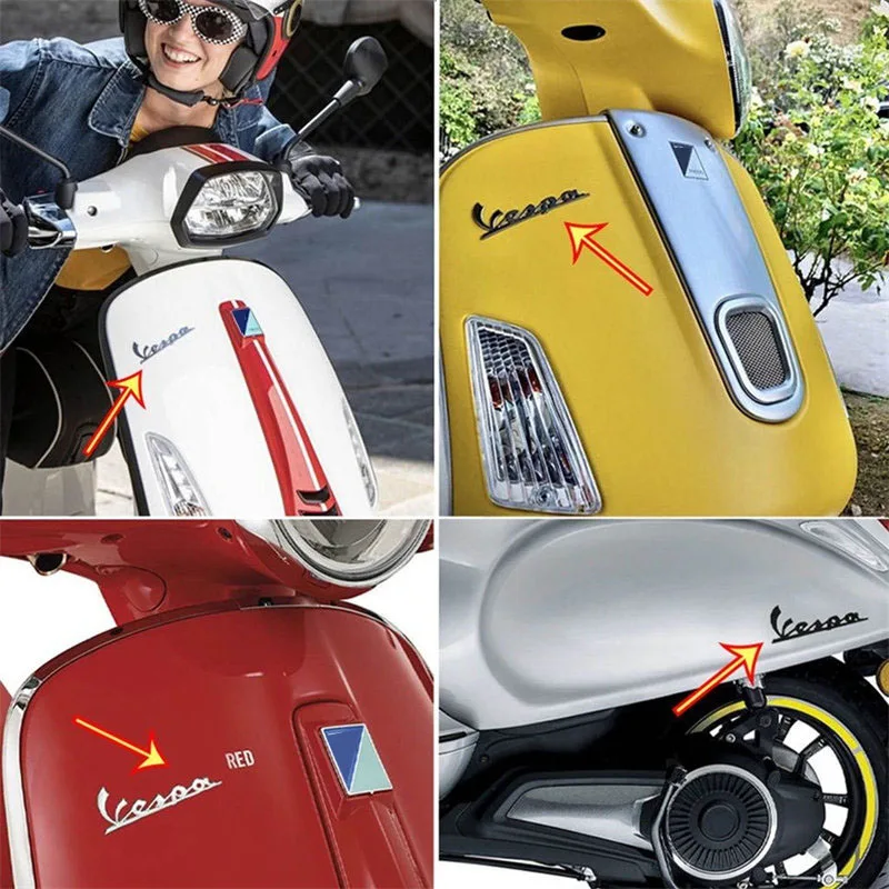 3D PVC Motorrad-Emblem Aufkleber Kraftstofftank Rad-Dekor Sticker für Vespa LX150 LX LXV S 125 Roller DIY Zubehör – Detail 3