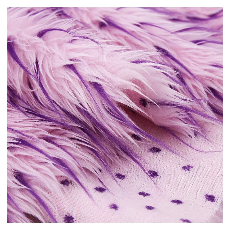 160*100cm jacquard clothing artificial smooth plush faux fur fabric for coat vest fausse fourrure tissu