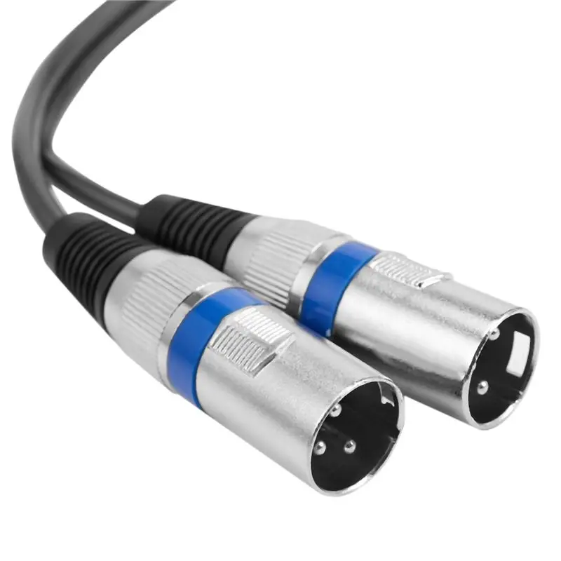 3X 1.5M Dual Rca Male to Xlr Male Cable 2 Xlr to 2 Rca Plug Adapter Hifi Stereo Audio Extension Cable for Speaker