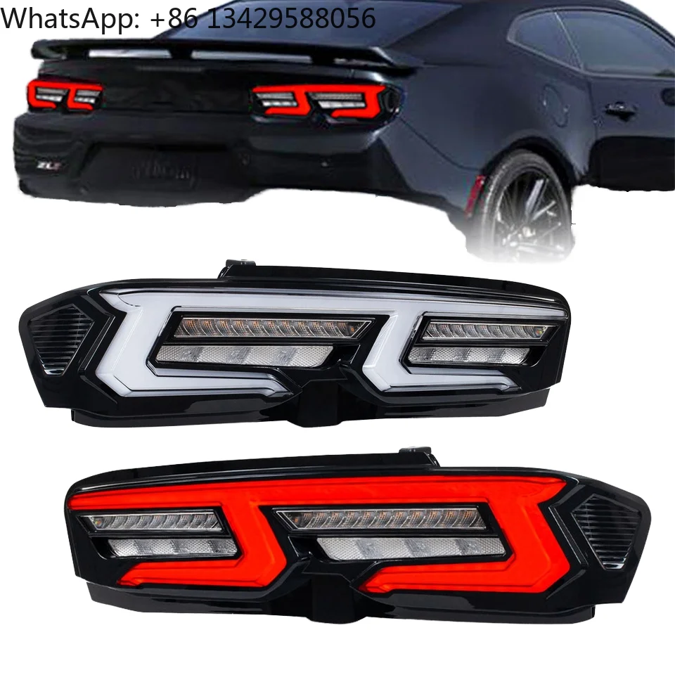 HCMOTION Factory LED Tail Lights 2019-2023 Chevy Rear Lamps for Chevrolet Camaro New Condition Sequential Animation