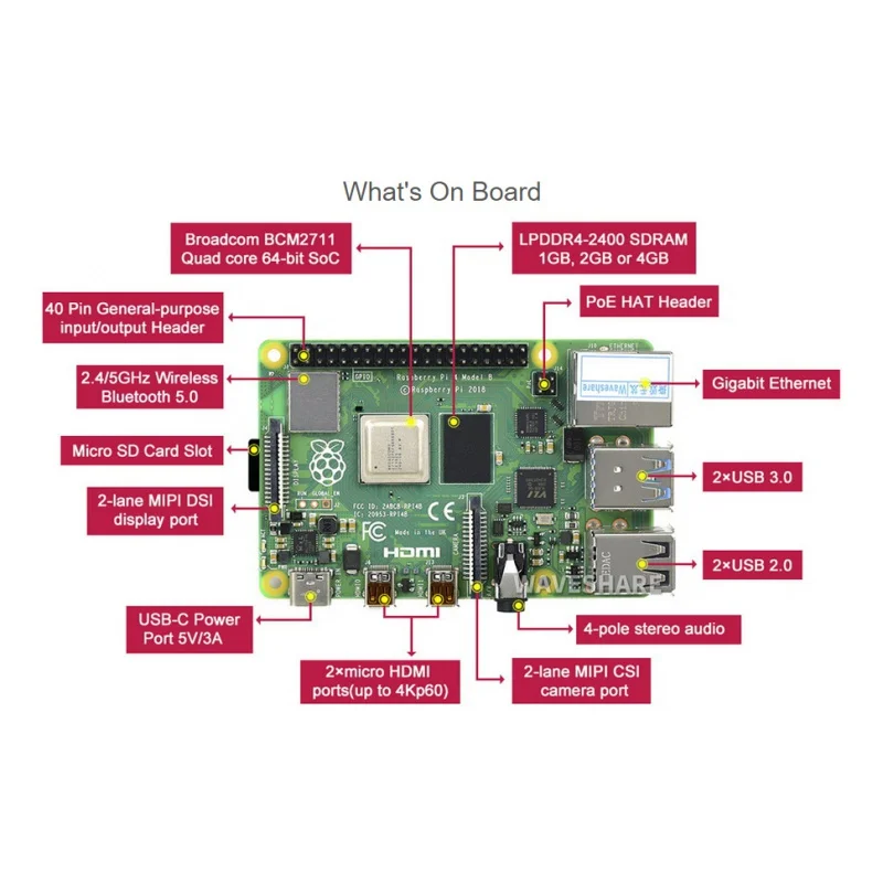 TElec Raspberry Pi 4 Model B 8GB RAM, Completely Upgraded