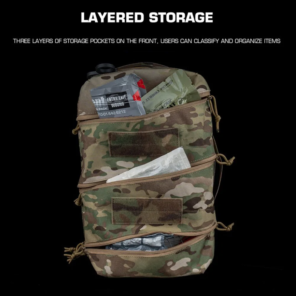 SS Style DELTA Bag Tactical Compact Assault Medical Backpack Outdoor Hunting Fishing Camping Motorcycle Multipurpose Back Panel