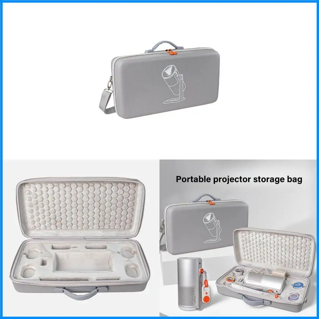 

Portable Projectors Protective Storage Case Impact Resistant Shell And Soft Inner Lining For Play6 Travel Outdoor Use