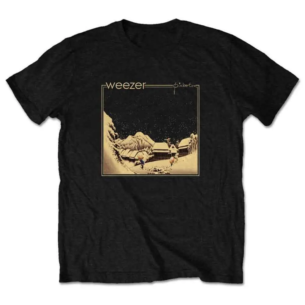 Weezer Pinkerton T Shirt Black New