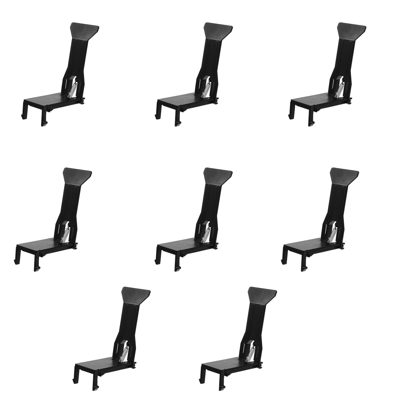 8 Pcs Clips Cash Tray Money for Drawer Register Supply Organizers ABS Storage Banknote Holder