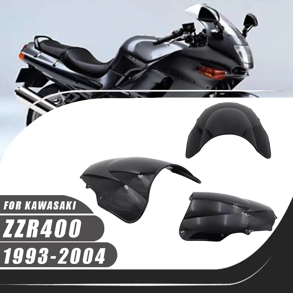 For 1993-2007 Kawasaki ZZR400 ZZR600 2006 2005 2004 2003 2002 2001 Motorcycle ABS Windshield Windscreen Wind Deflectors