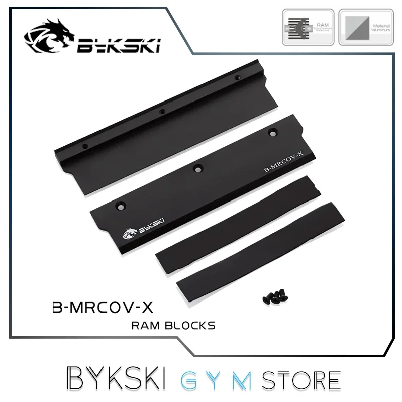 Bykski RAM Armor Cover in alluminio per disco di memoria Anodo Chip di memoria artigianali Dissipatore di calore PC Water Cooler B-MRCOV-X