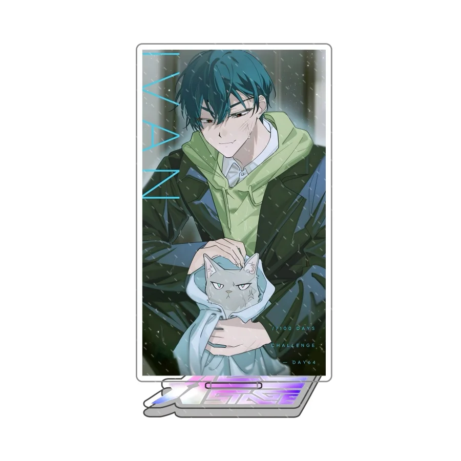 15cm ALIEN STAGE IVAN & TILL Gift  Figures Acrylic Stand Anime Model Action Figure Ornament Accessories Models Desktop Ornaments