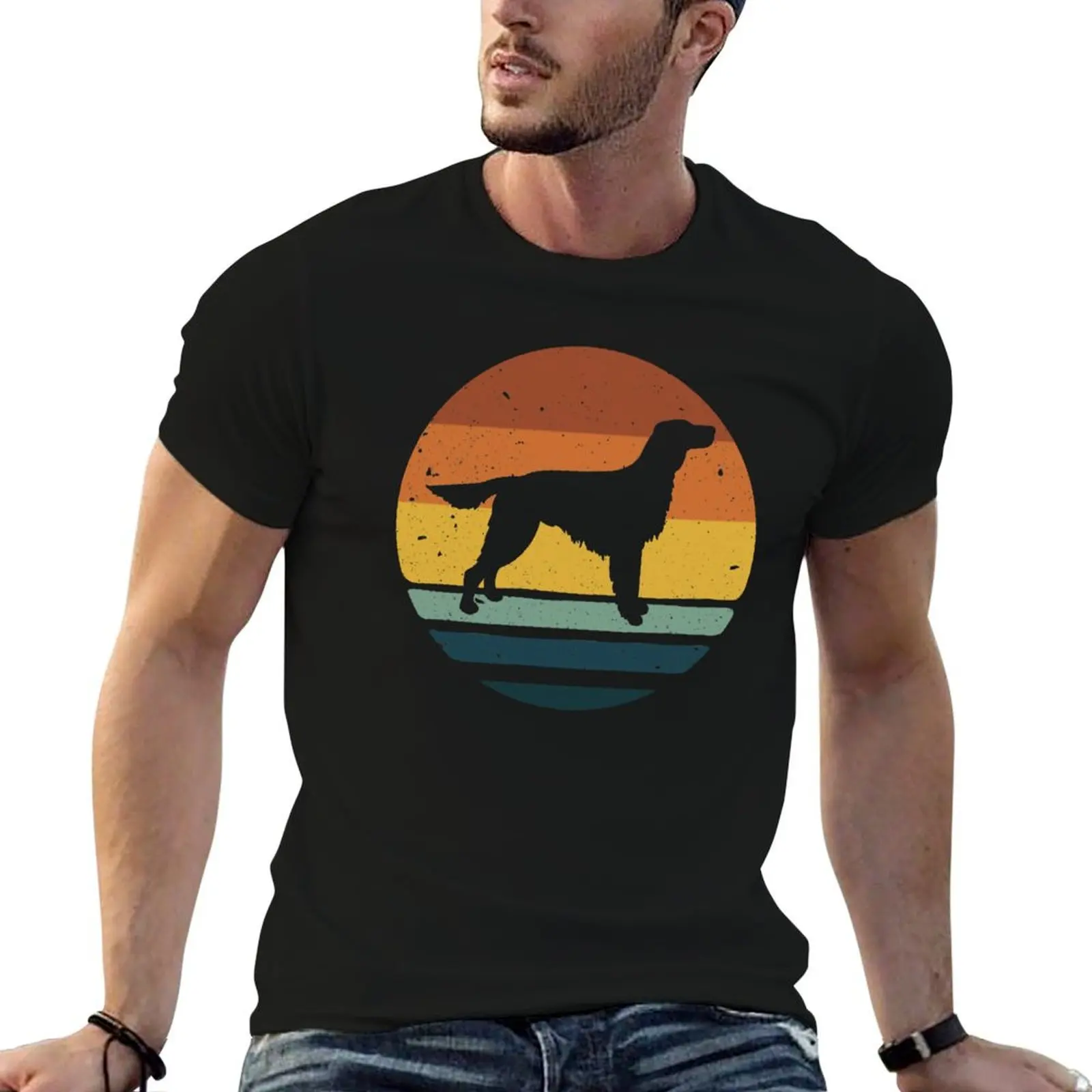 Irish Setter Retro Vintage T-Shirt designer shirts boys animal print graphic t shirt vintage shirts men