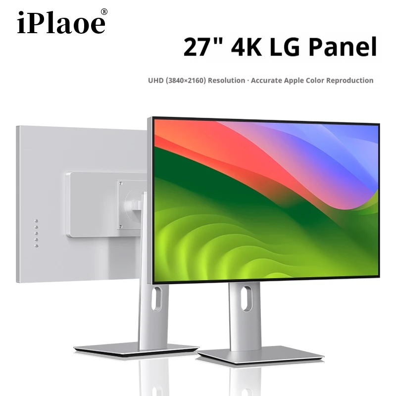 

27"4K 60Hz Display Nano IPS Designers Monitor 98%DCI-P3 10Bit Suitable for iMac/Apple Low Blue Light with Alloy Body