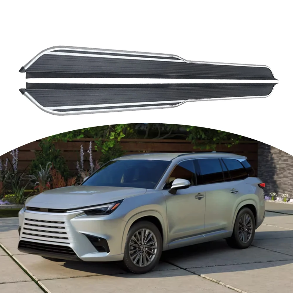 Running Board Side Step nerf bar Pedal Protector fits for All New Lexus TX 2024 Side Step Rail Board 2 pcs