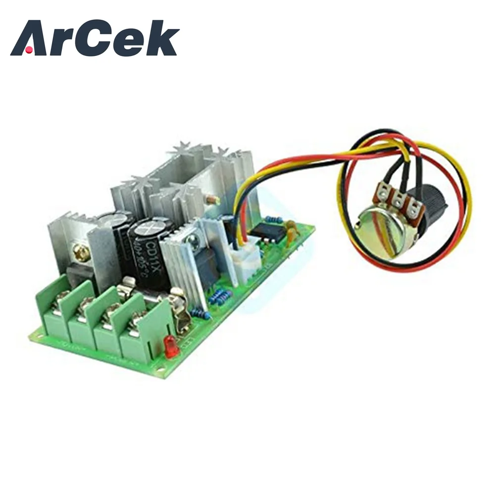 Universal DC 10-60V Motor Speed Control Regulator PWM Motor Speed Controller Switch 20A Regulator High Power Drive Module