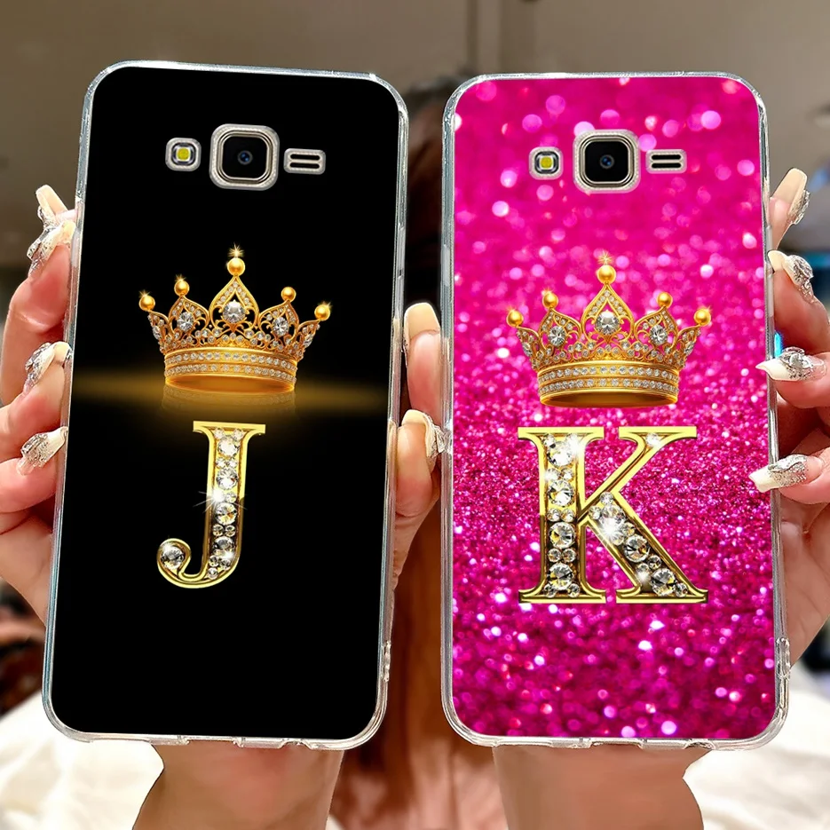 For Samsung Galaxy J7 Core Case J7Neo J7 Nxt SM-J701F Fashion Letters Cover Soft Slim Phone Case For Samsung J7 2015 J700F Shell