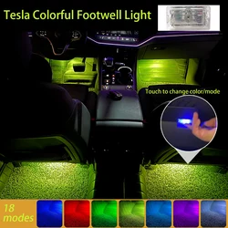 For Tesla Model 3 2017 2018 2019 2020 Model Y 2021 2022 2023 2024 Model S 2021 2022 2023 2024 Car Footwell Lights Accessories