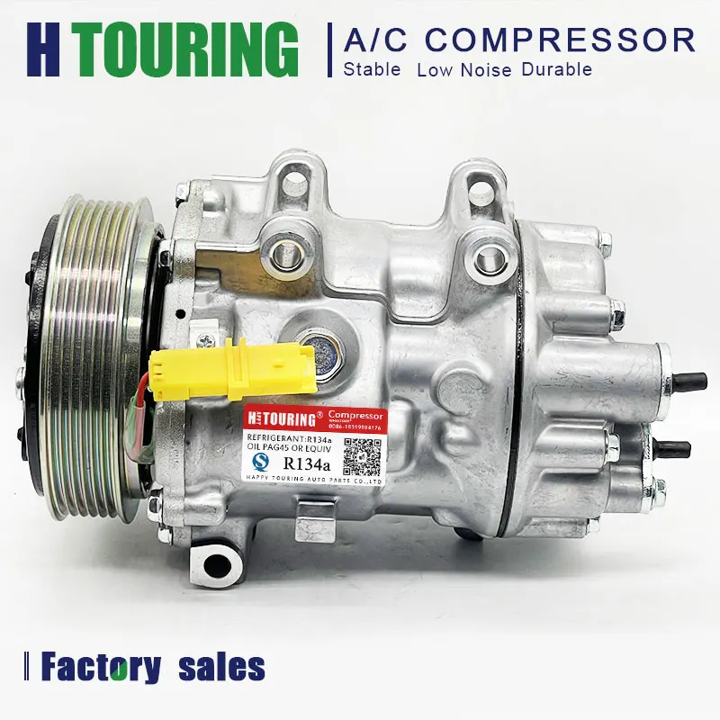 SD7V16 AC compressor For Citroen Jumpy III DISPATCH C8 PEUGEOT 807 EXPERT 6453YX 9686061980 6453YW 813322 32826G 648746 6453YY