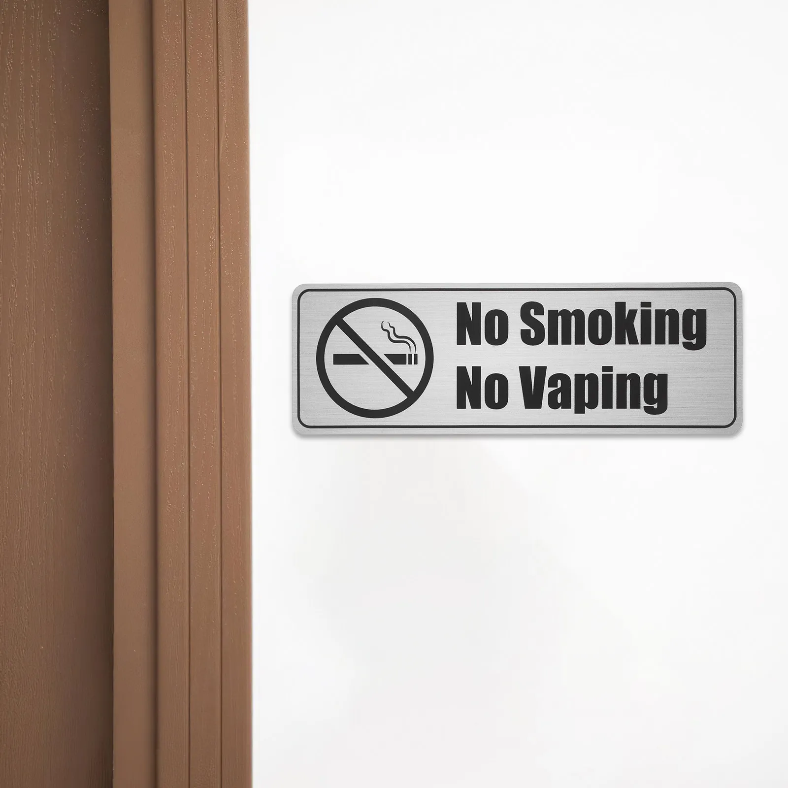 

4Pcs No Smoking Sign Stickers PVC High-Visibility Bold Minimalist Adhesive Decal for Business Premises Hotel Indoor Outdoor