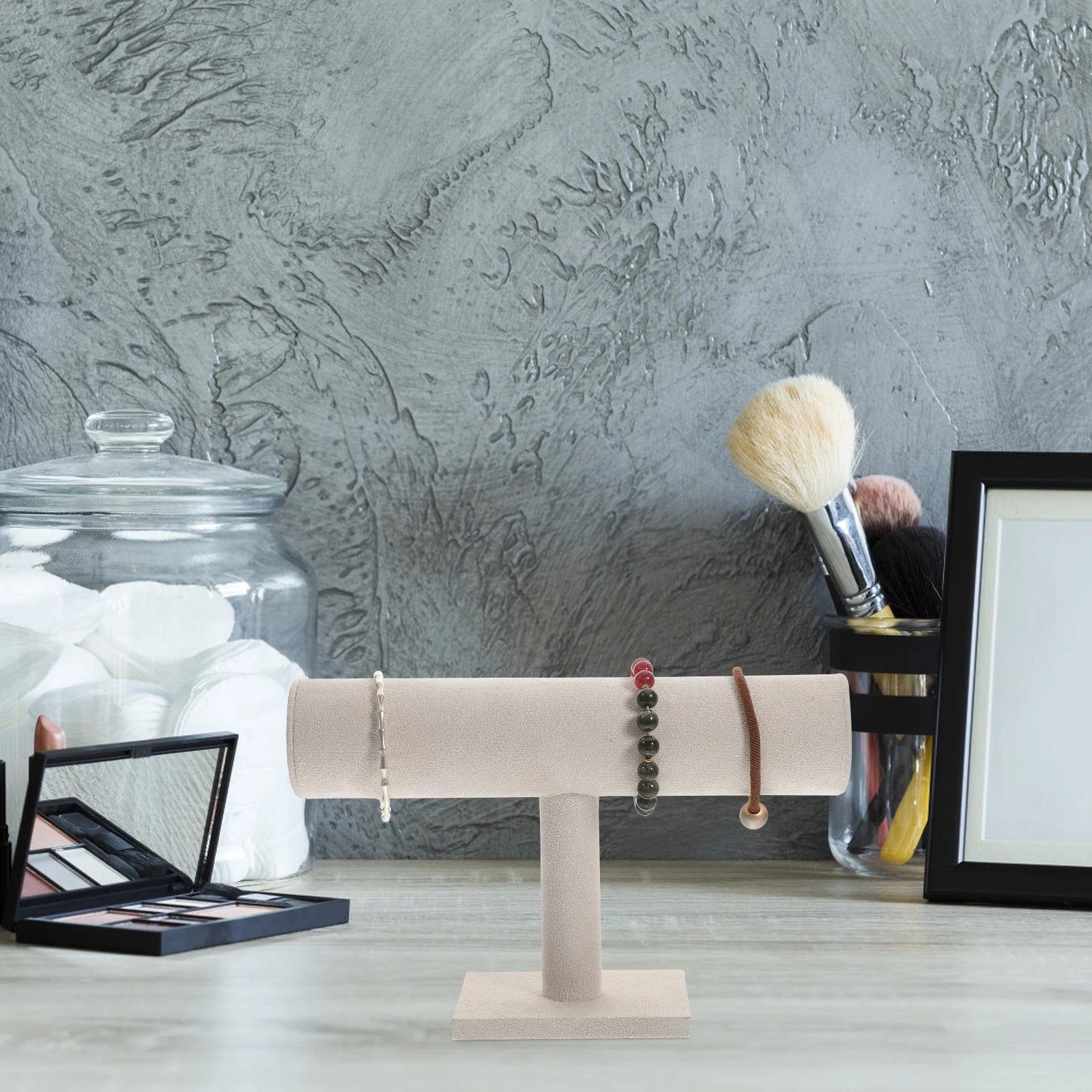 

Tabletop Jewelry Display Rack Stand For Watches Bracelets Necklaces Bangle Organizer Storage Holder Desktop Decorative Jewelry