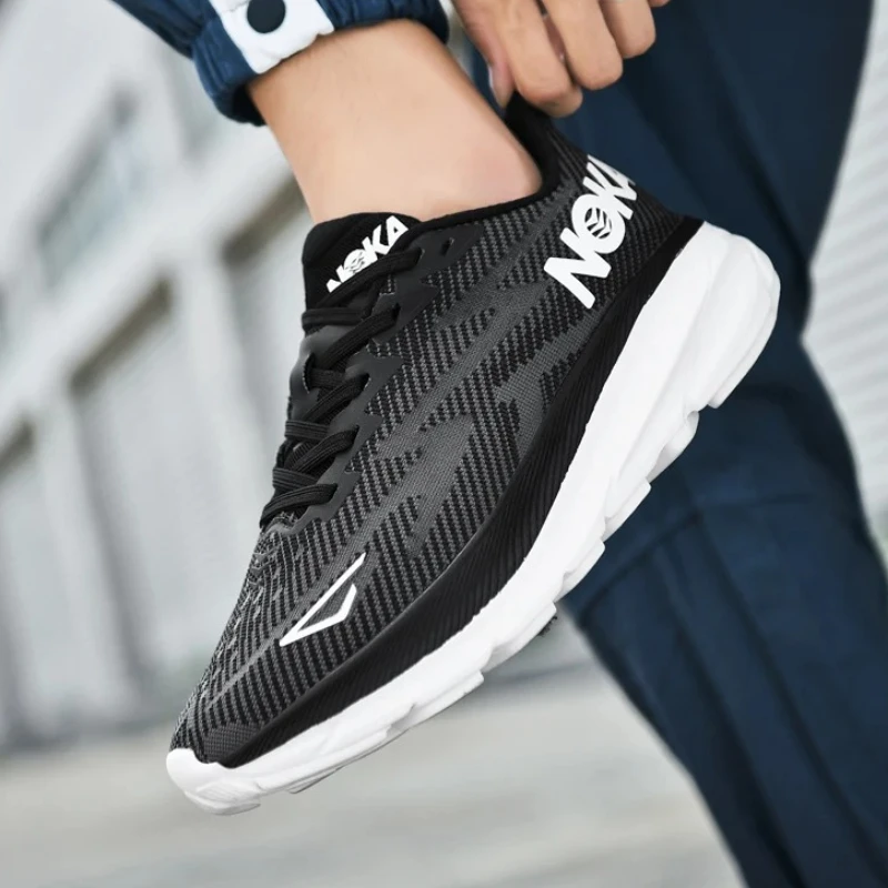 أحذية الجري الجديدة للرجال والنساء للتدريب على الماراثون ونعل متوسط ممتص للصدمات أحذية رياضية للجري على الطرق