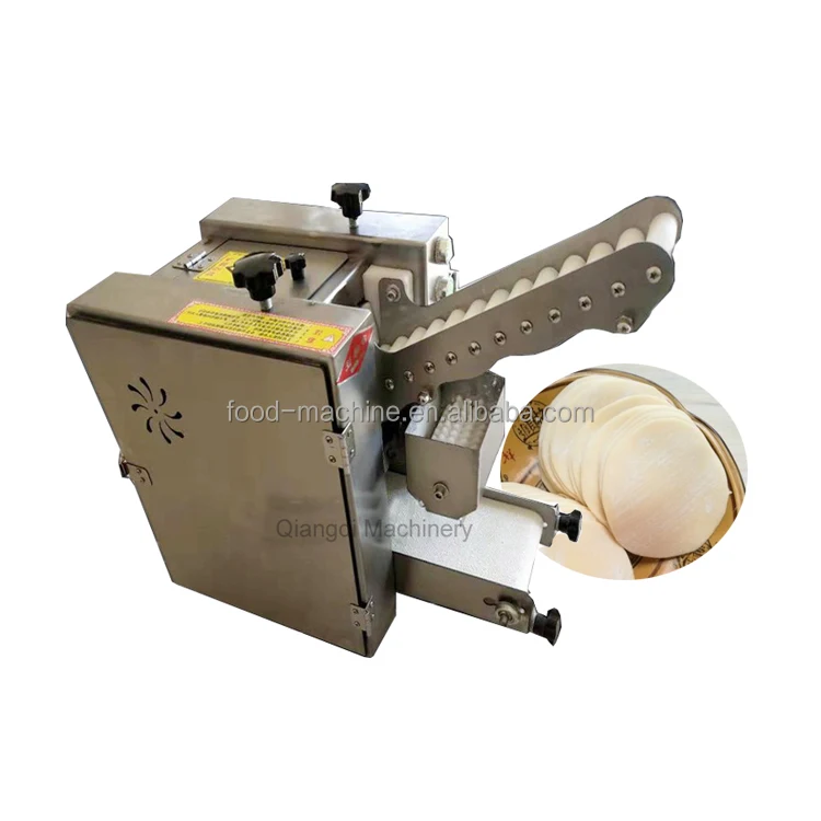 Automatic Dough Woton Skin Roti Chapati Dumpling Wrapper Making Machine