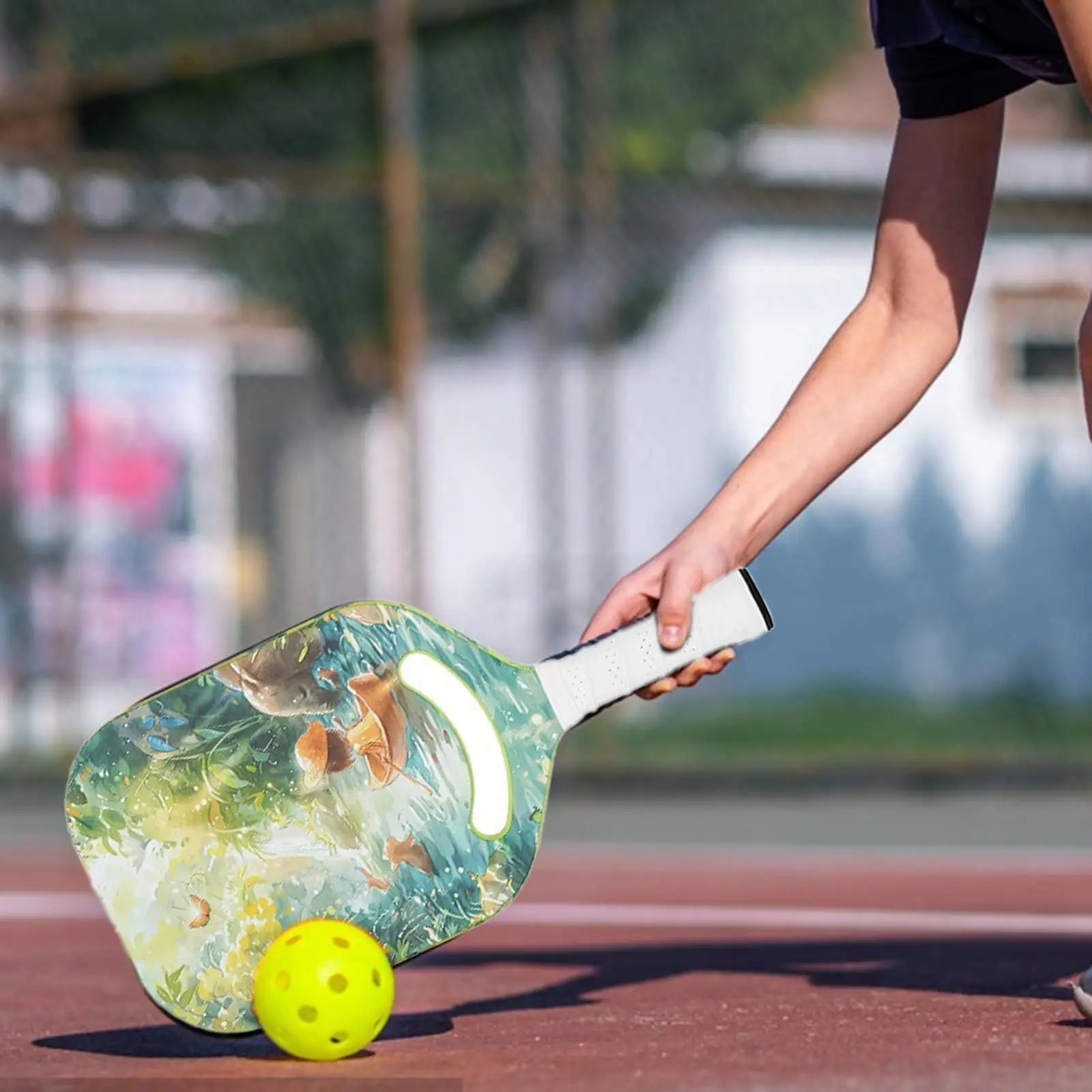 Koolstofvezel Pickleball Paddle Hol ontwerp Premium draagbare training