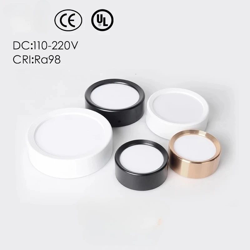 

Ультратонкий современный светодиодный потолочный светильник 12 Вт, теплый белый, 3000 К/4000 К/6500 К, мини-потолочный светильник для поверхностного монтажа для домашнего офиса, IP44, алюминий