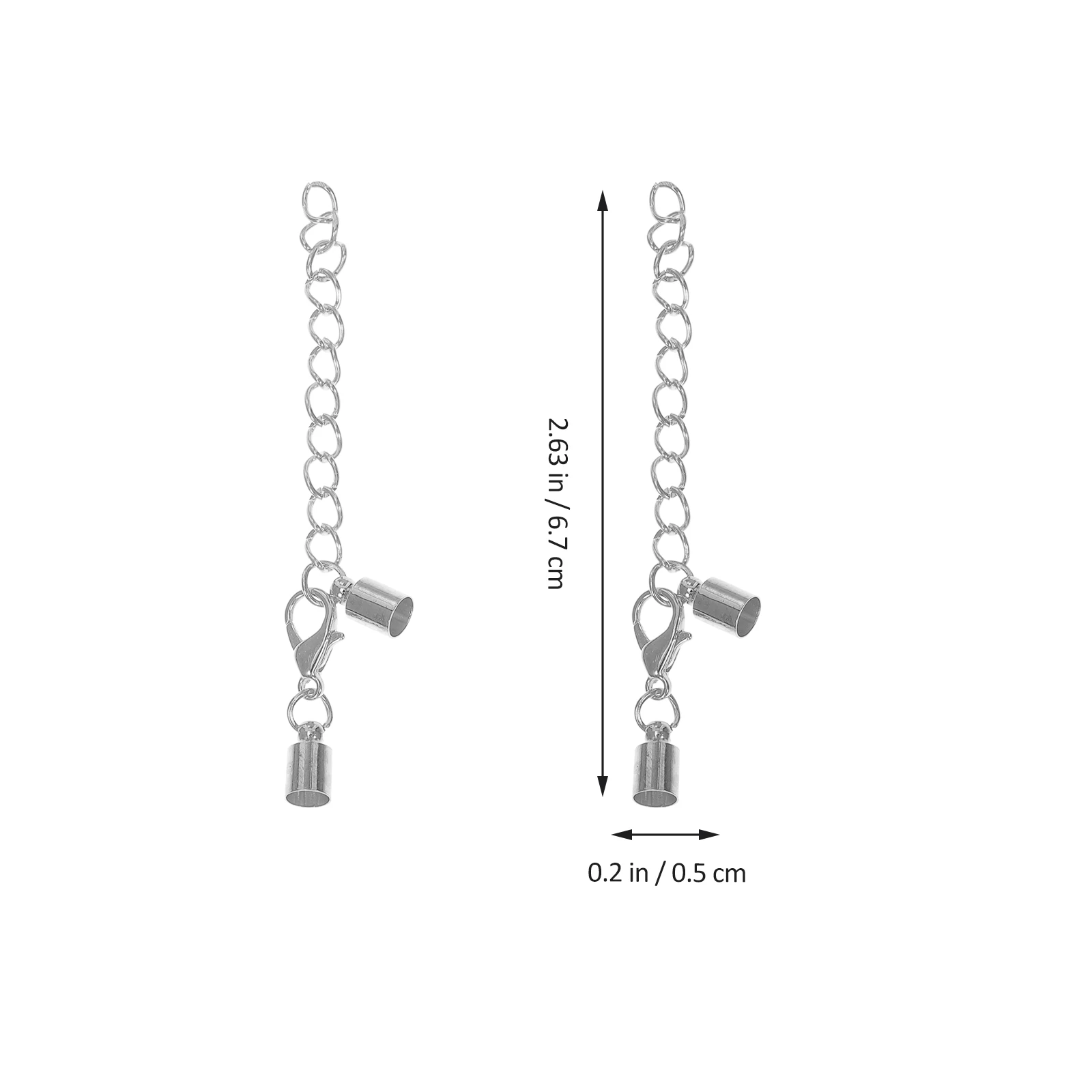 

Fashionable 20Pcs Lobster Clasp Metal Connectors For Jewelry Bracelets Necklaces Keychains Craft Accessories