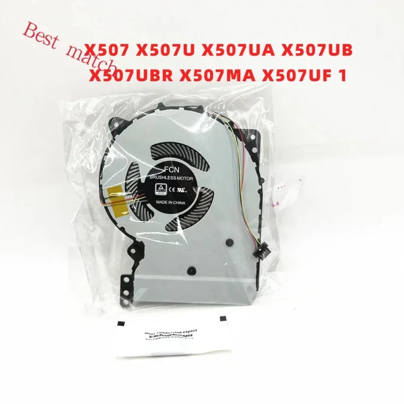 NEW Original CPU Cooler FAN For ASUS X507 X507U X507UB X507UB X507UB X507UBR X507MA X5007UF 13NB0HQ0T01011 100% Tested Fast Ship